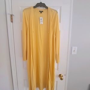 GORGEOUS Yellow Duster Cardigan Midi